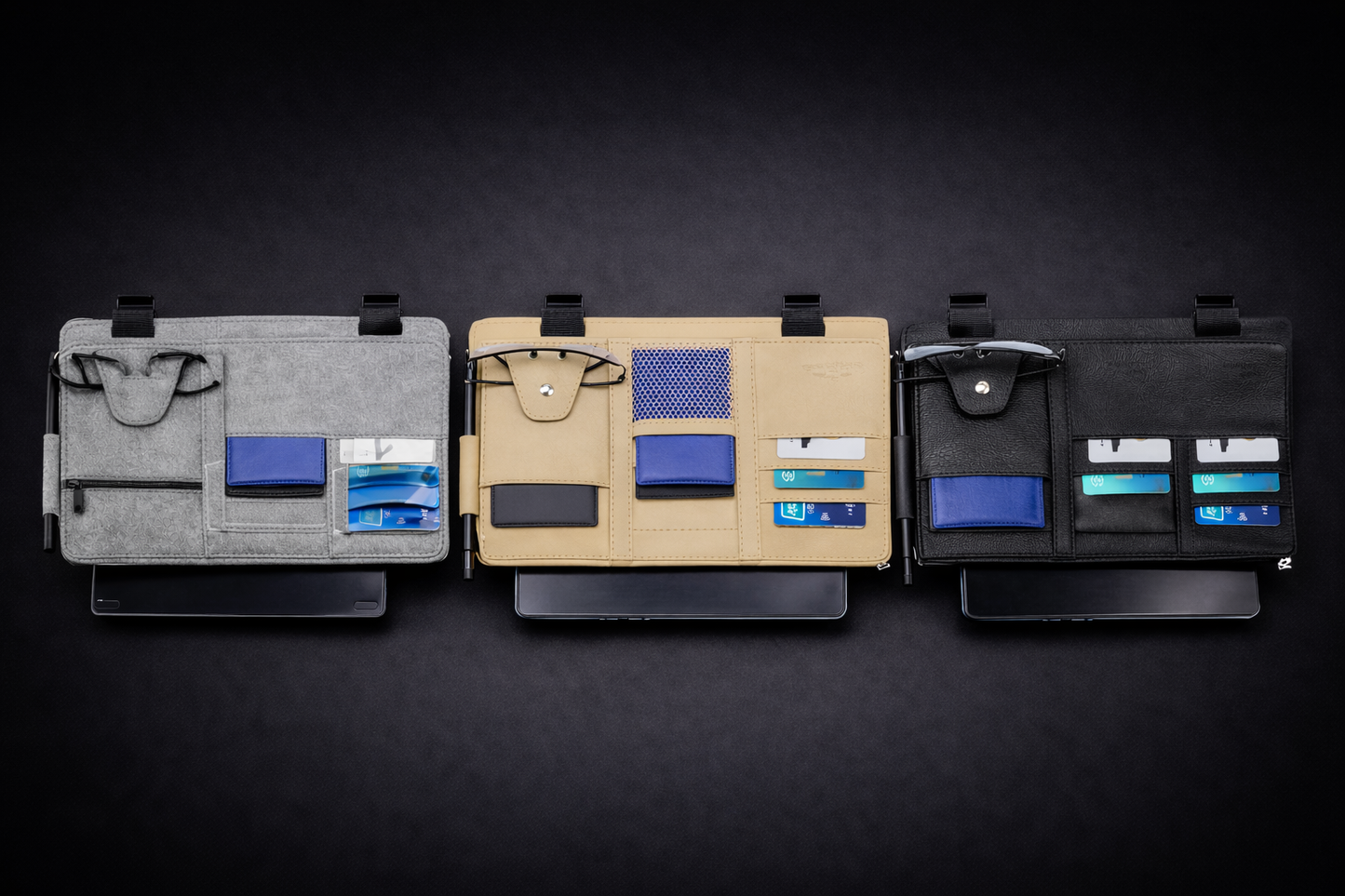 Car Sun Visor Organizer & Storage Pouch