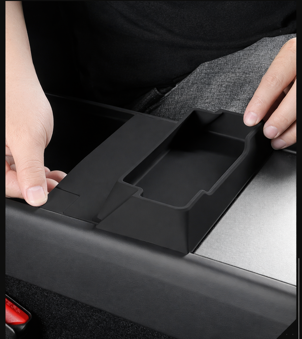 Car Silicone Console Glasses Organizer